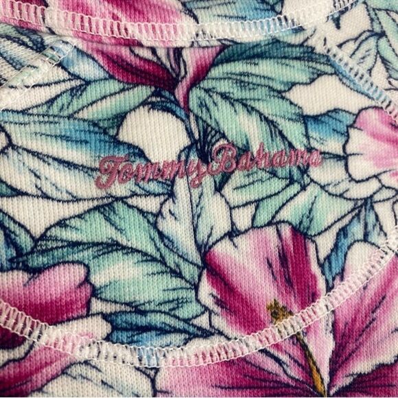 TOMMY BAHAMA Womens Hibiscus Tropical Floral Active Zip Up Jacket XS - Picture 5 of 7